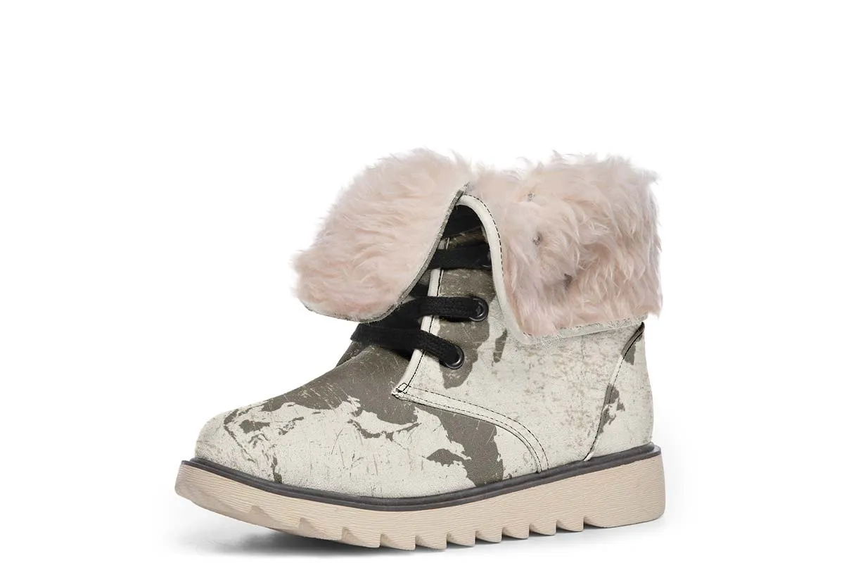 Geography Map Polar Vibe Boots