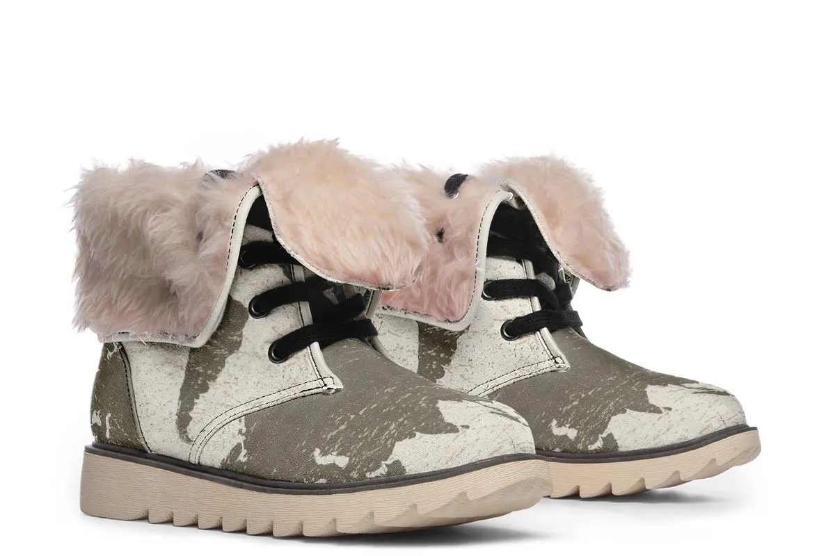Geography Map Polar Vibe Boots