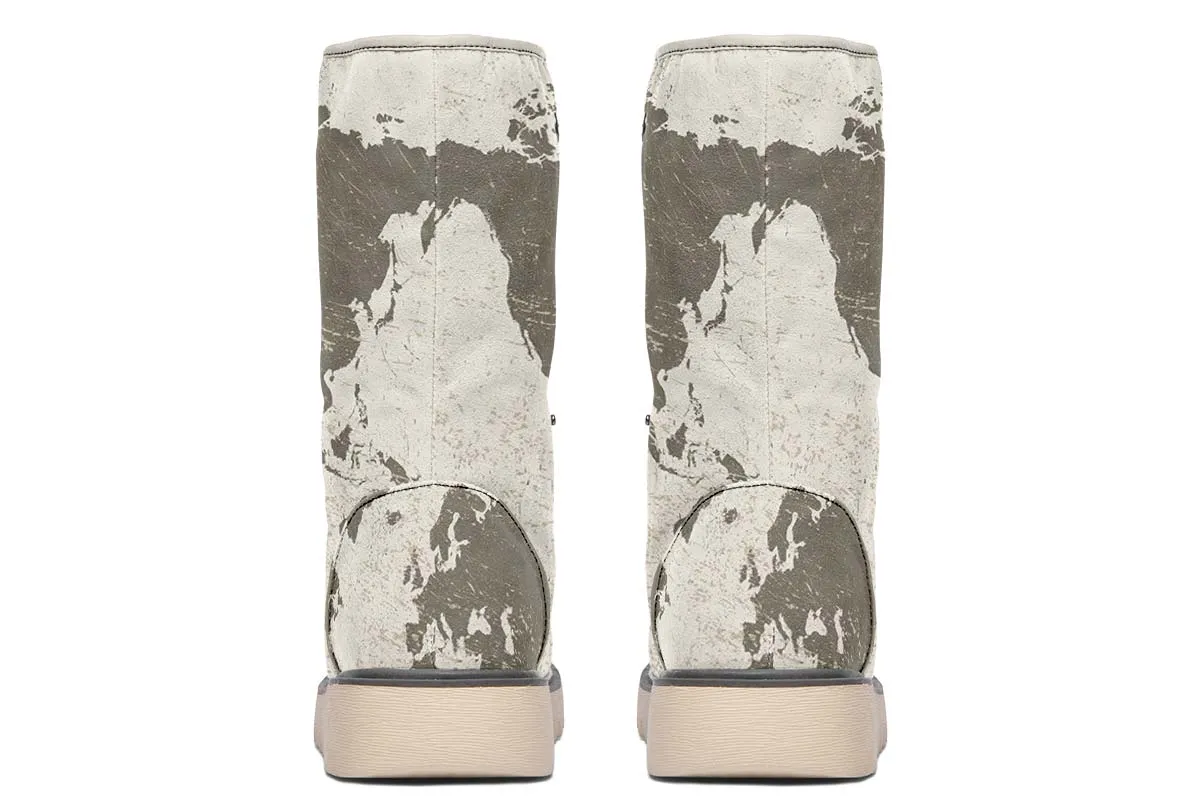Geography Map Polar Vibe Boots