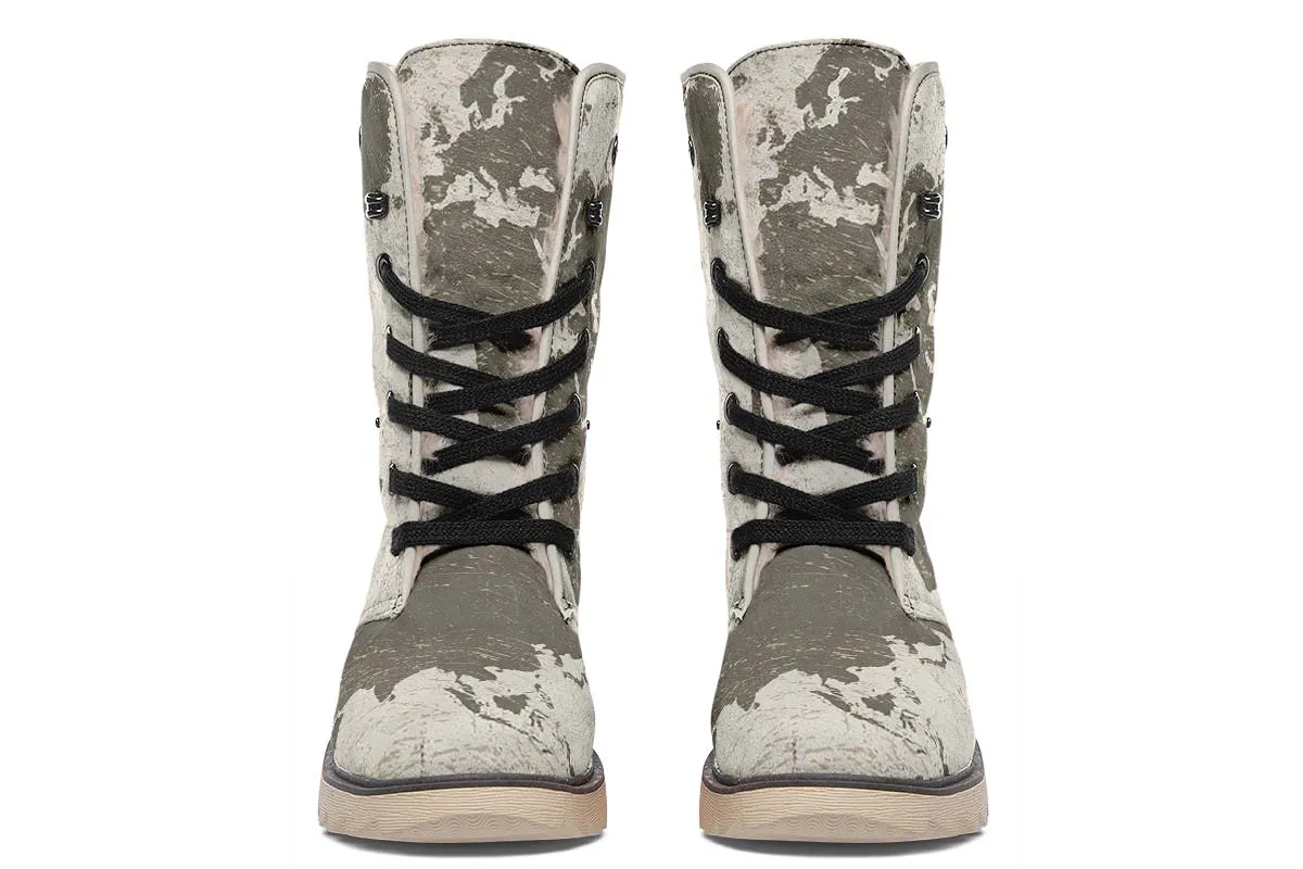 Geography Map Polar Vibe Boots