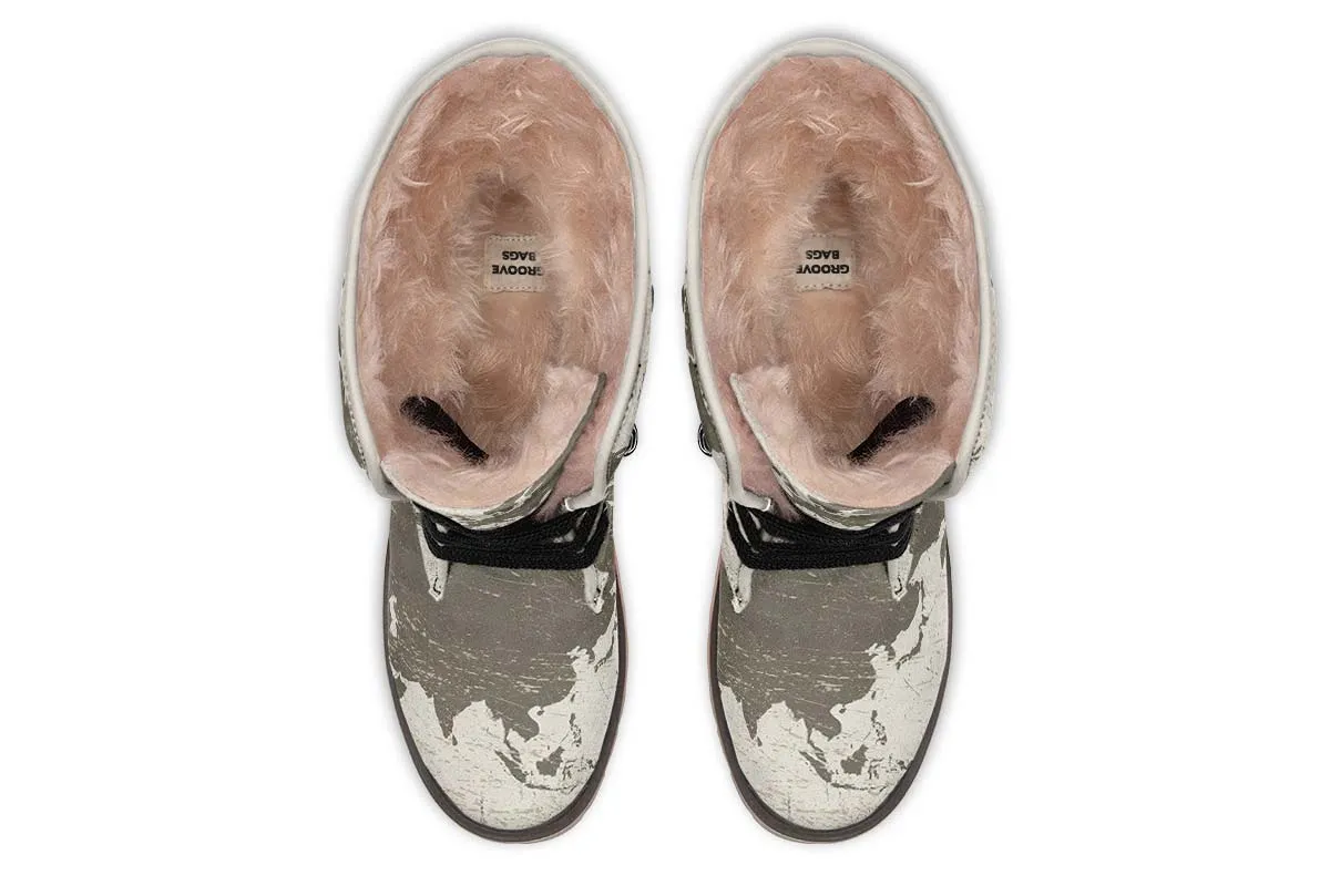 Geography Map Polar Vibe Boots