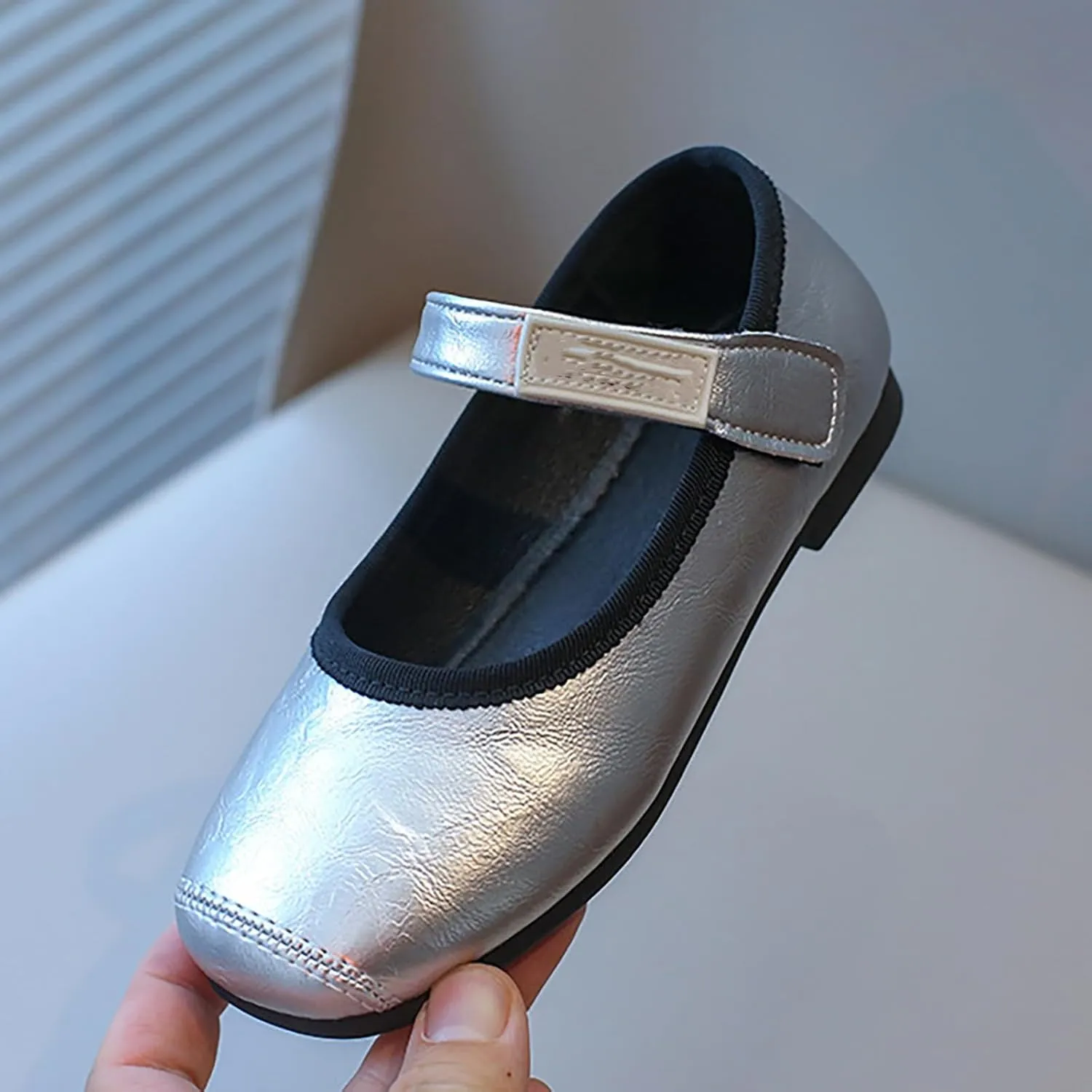 Girls Mary Jane Shoes Toddler Little Girls Dress Shoes Ballet Flats for Wedding Party School Flower Girl Shoes