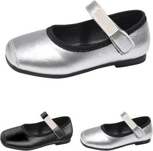 Girls Mary Jane Shoes Toddler Little Girls Dress Shoes Ballet Flats for Wedding Party School Flower Girl Shoes