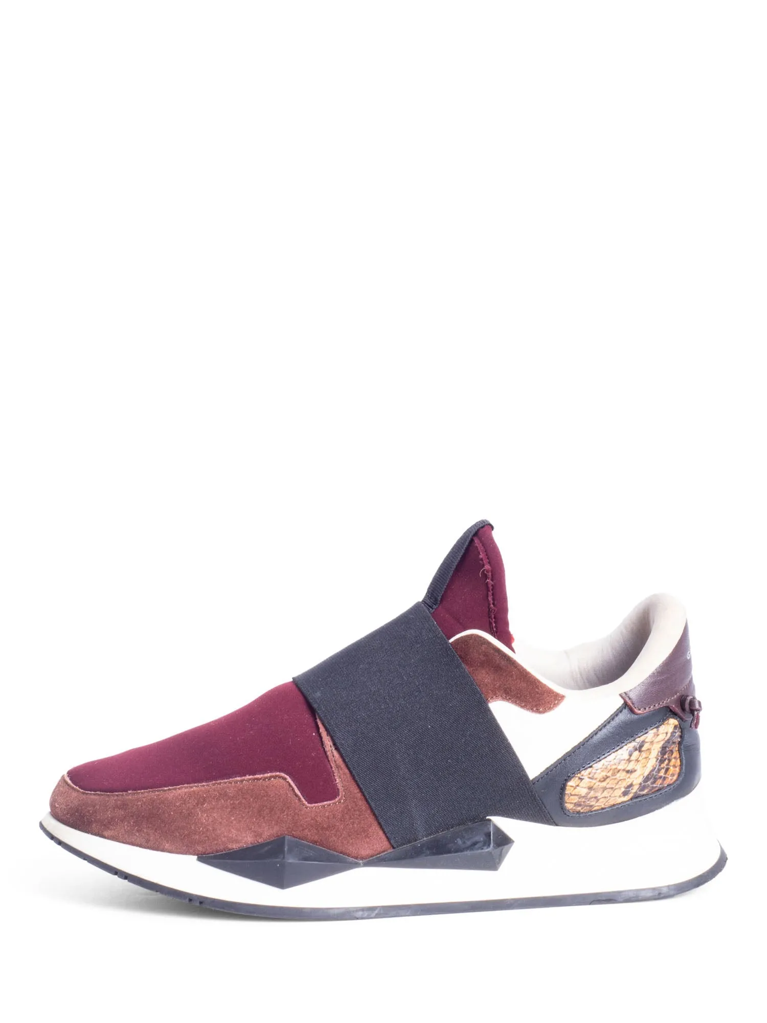 Givenchy Leather Suede Athletic Trainers Multicolor