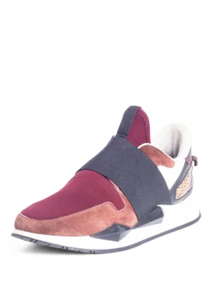Givenchy Leather Suede Athletic Trainers Multicolor