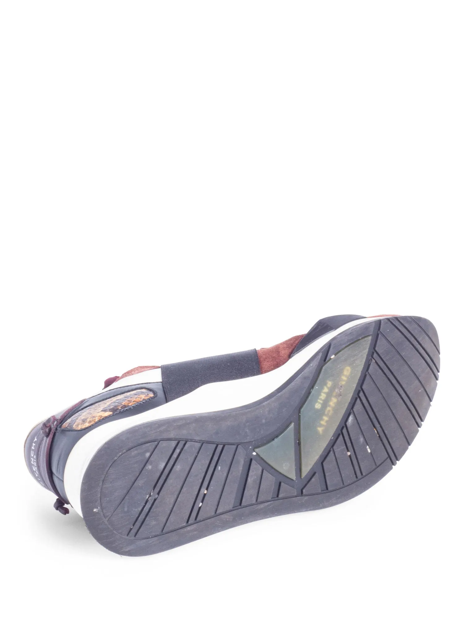 Givenchy Leather Suede Athletic Trainers Multicolor