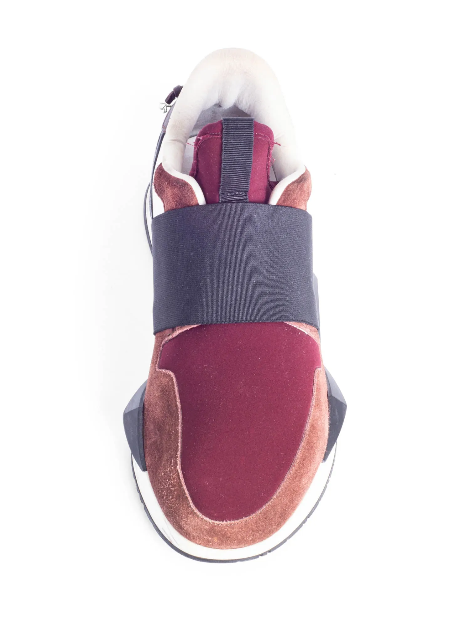 Givenchy Leather Suede Athletic Trainers Multicolor