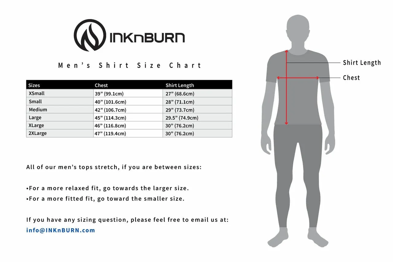 INKnBURN Men's Dynamic Plaid Tech Shirt (Small)