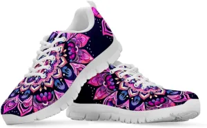 Jeiento Women Trainers Boho Mandala Walking Shoes Fashion Mesh Gym Sports Shoes Sneakers for Women