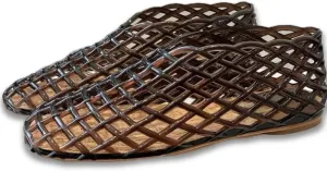 Jelly Mesh Ballet Flats for Women Clear Hollow Jelly Shoes Sandals Round Toe Non-Slip Beach Ballerina Jellies Flats Shoes