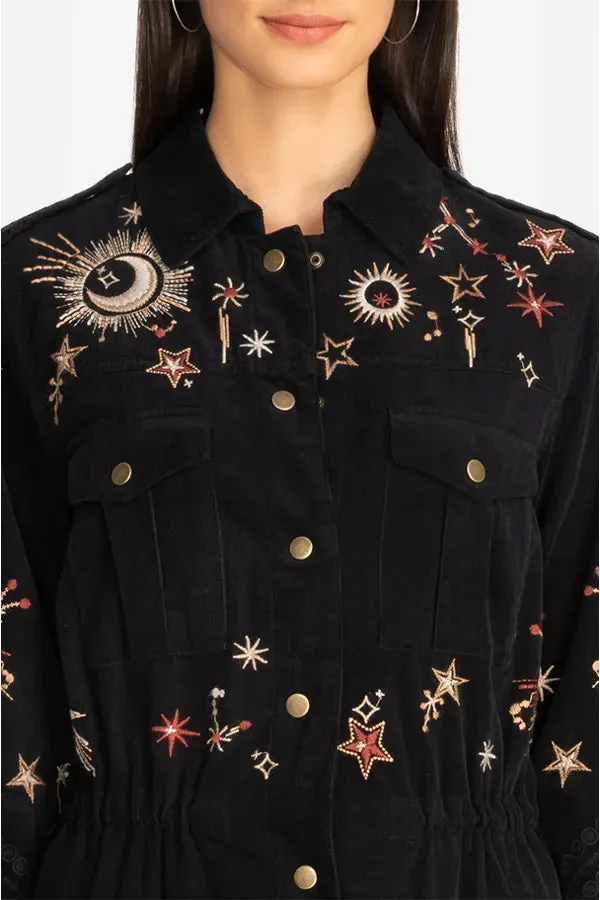JOHNNY WAS TELESTO DRAWSTRING CINCHED JACKET