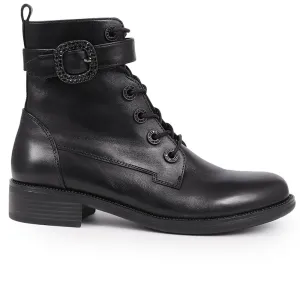 Karmen Leather Ankle Boots - KARMEN / 326 130