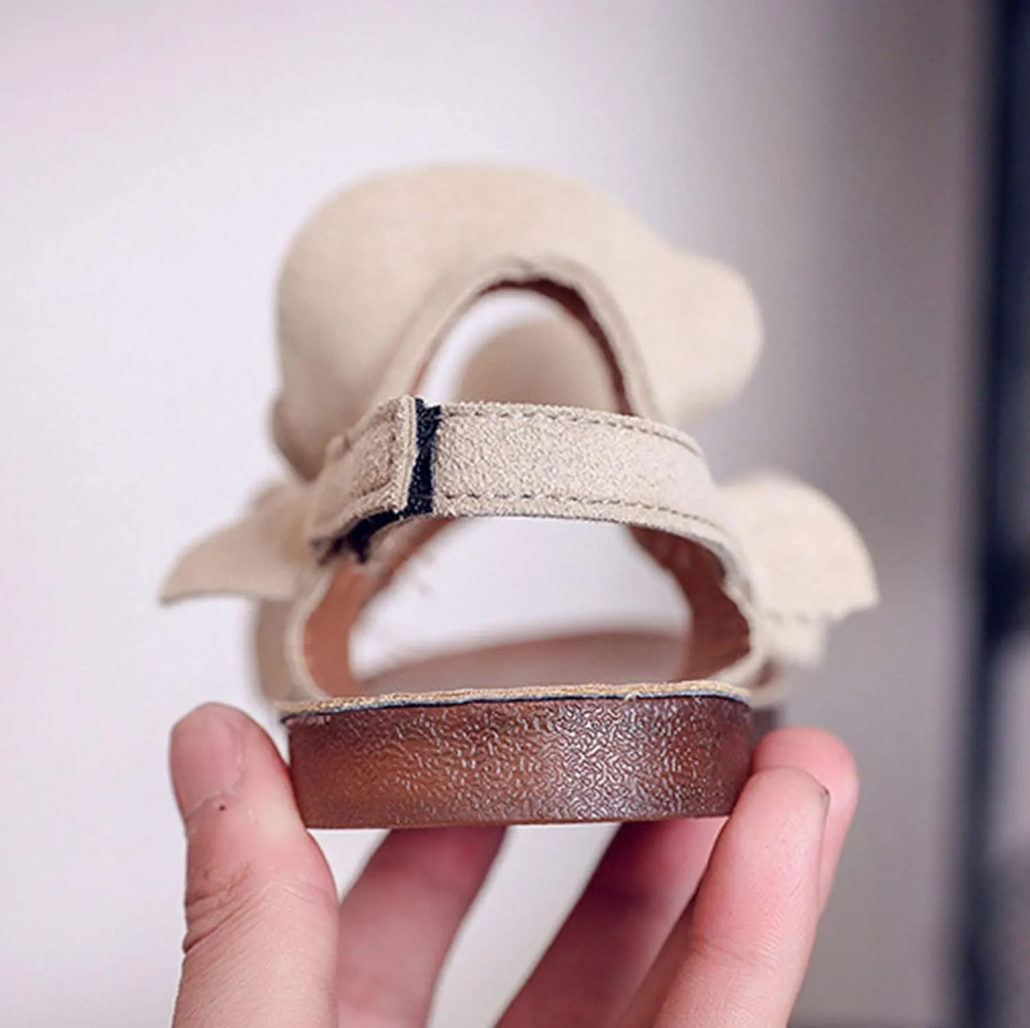 Kids Girls Ruffle Sandals Anti-Slip Open Toe Breathable Outdoor Beach Plat Shoes Slip On Slippers Girls Sandals