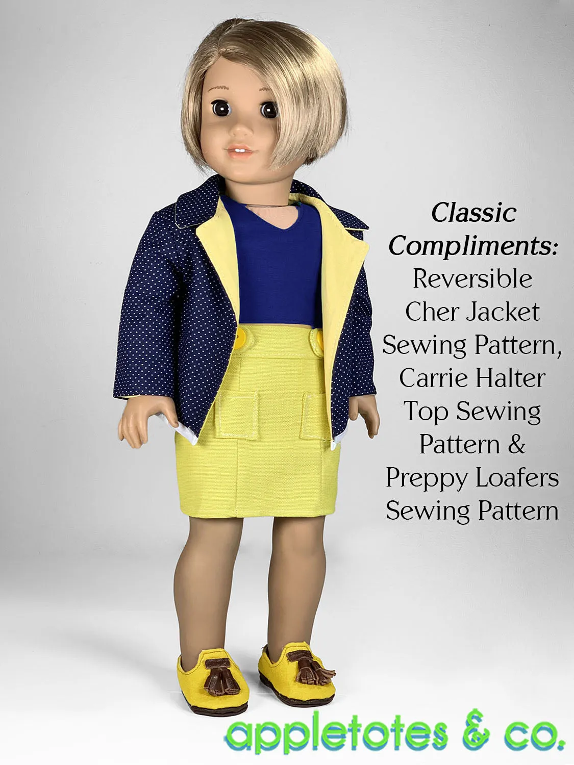 Kimber Skirt 18 Inch Doll Sewing Pattern