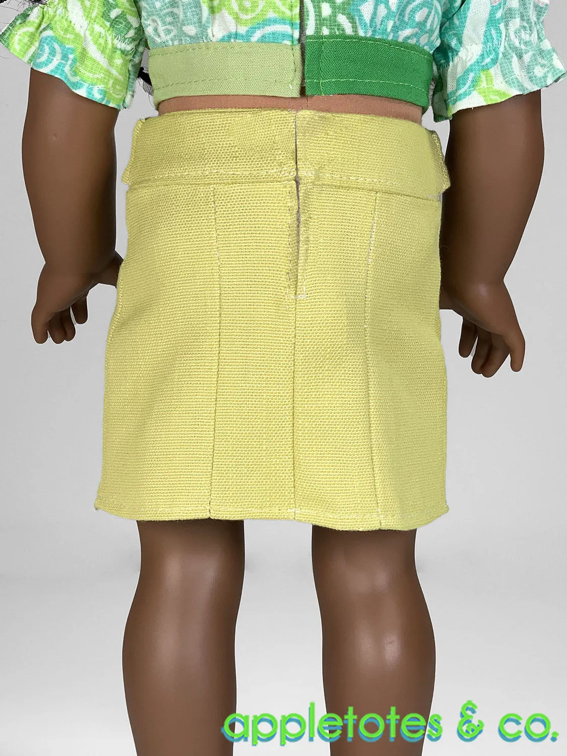 Kimber Skirt 18 Inch Doll Sewing Pattern