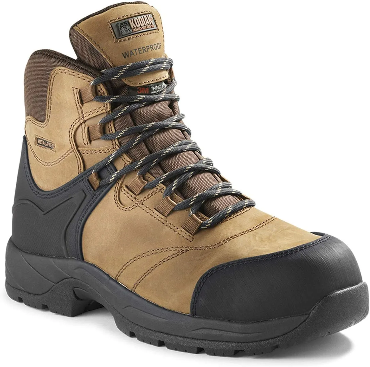Kodiak Men's 6" Journey Composite Toe Waterproof Industrial Boot