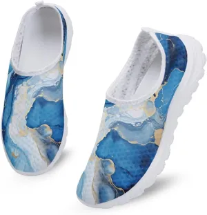 Kuiaobaty Fashion Sneakers Lightweight Breathable Slip-Ons Walking Shoes Athletic Casual Footwear Women's Men's Loafers