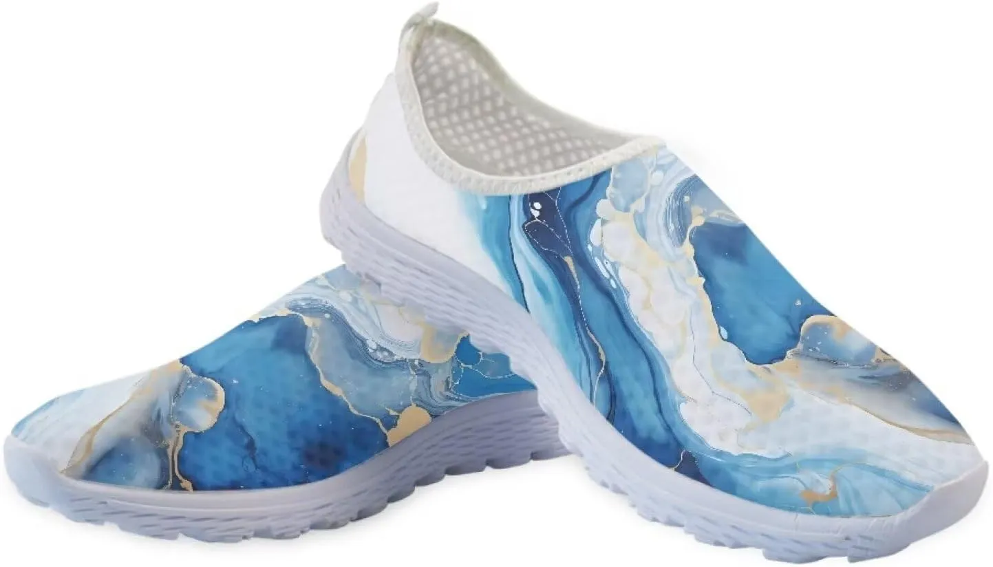 Kuiaobaty Fashion Sneakers Lightweight Breathable Slip-Ons Walking Shoes Athletic Casual Footwear Women's Men's Loafers