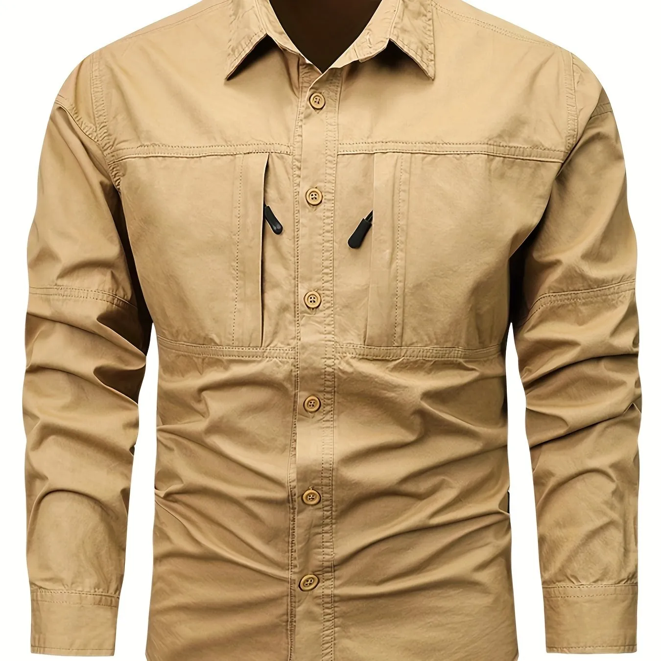 KYRON | Cargo-Style Shirt with Zip Pocket