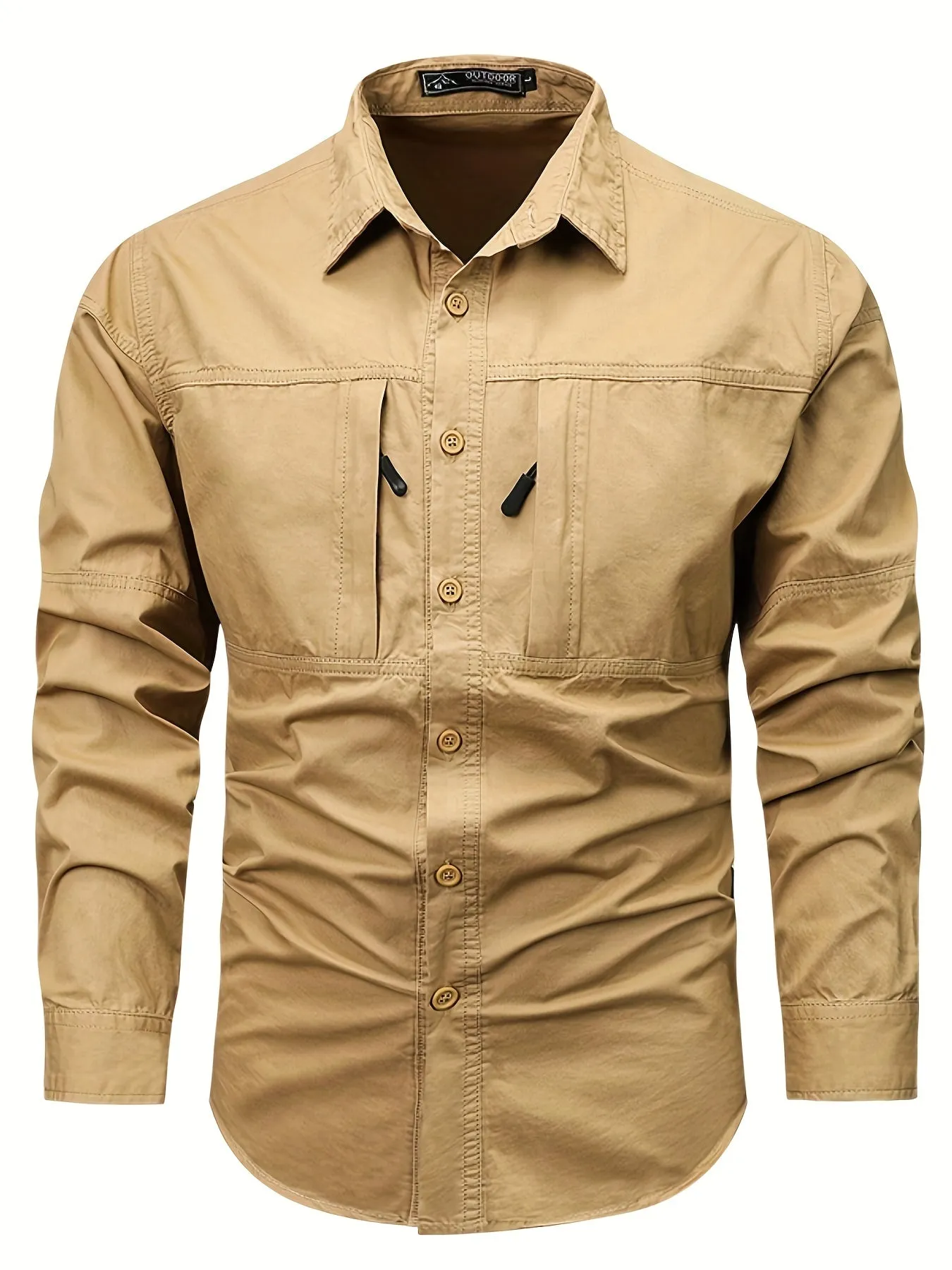 KYRON | Cargo-Style Shirt with Zip Pocket