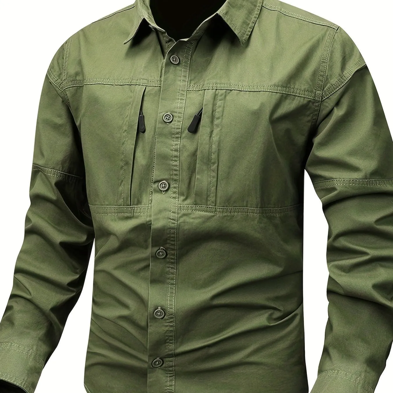KYRON | Cargo-Style Shirt with Zip Pocket