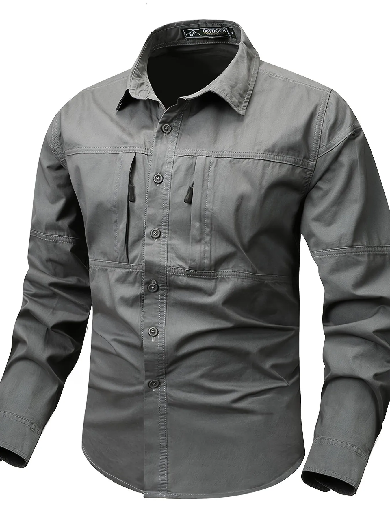 KYRON | Cargo-Style Shirt with Zip Pocket