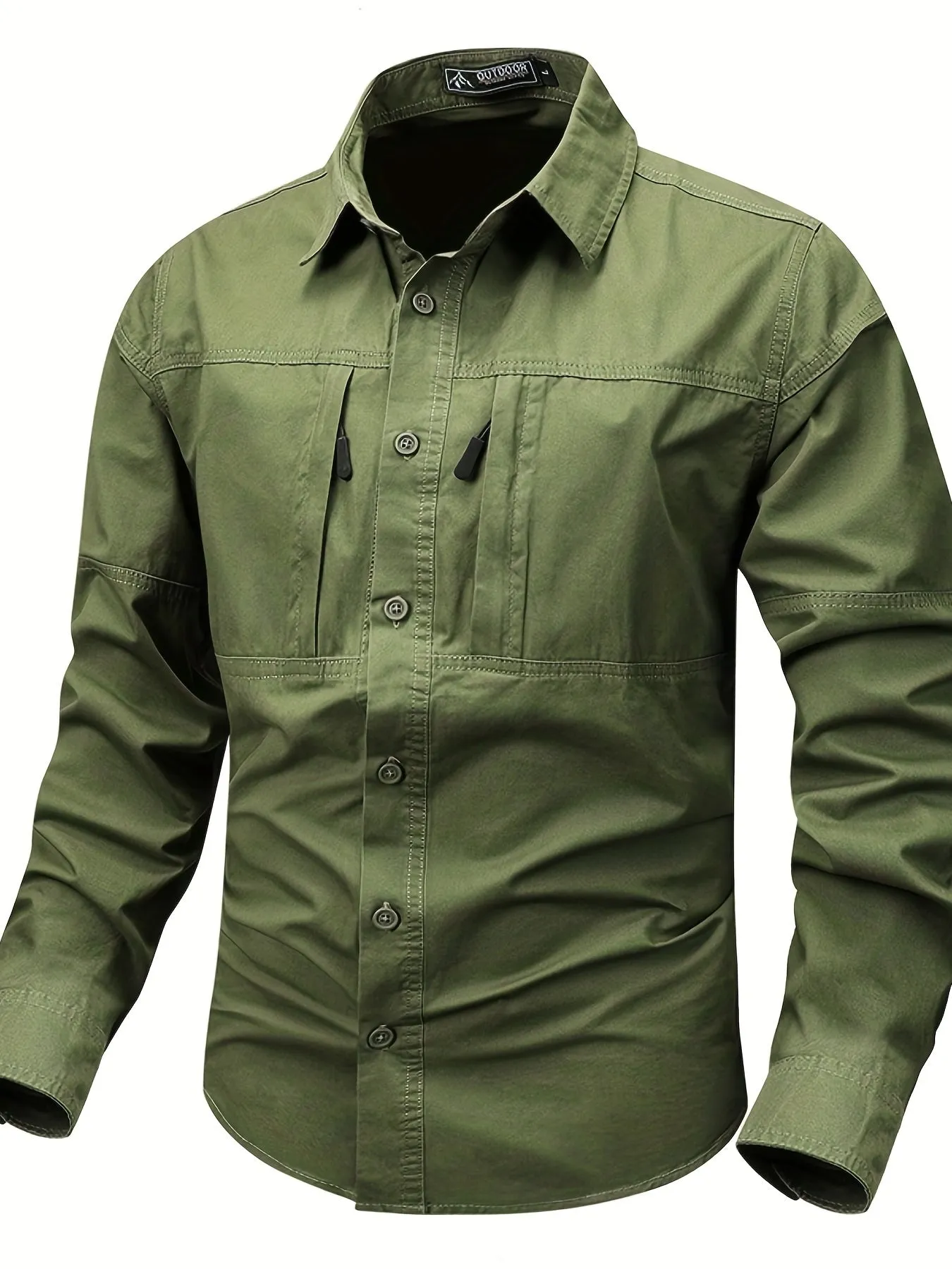 KYRON | Cargo-Style Shirt with Zip Pocket