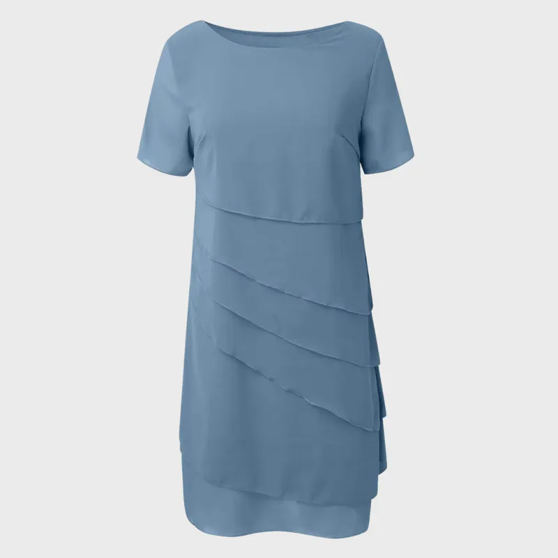 Lea | Layered Chiffon Dress