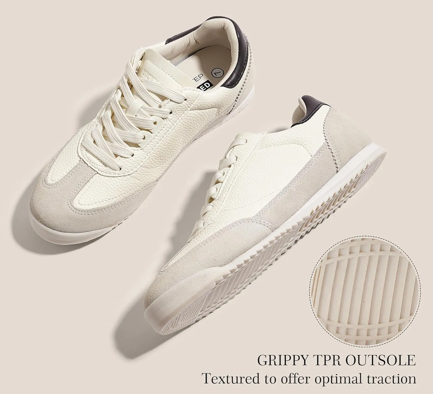 LUCKY STEP Women's Fashion Sneakers Neutral Comfortable Walking Running Gym Workout Shoes