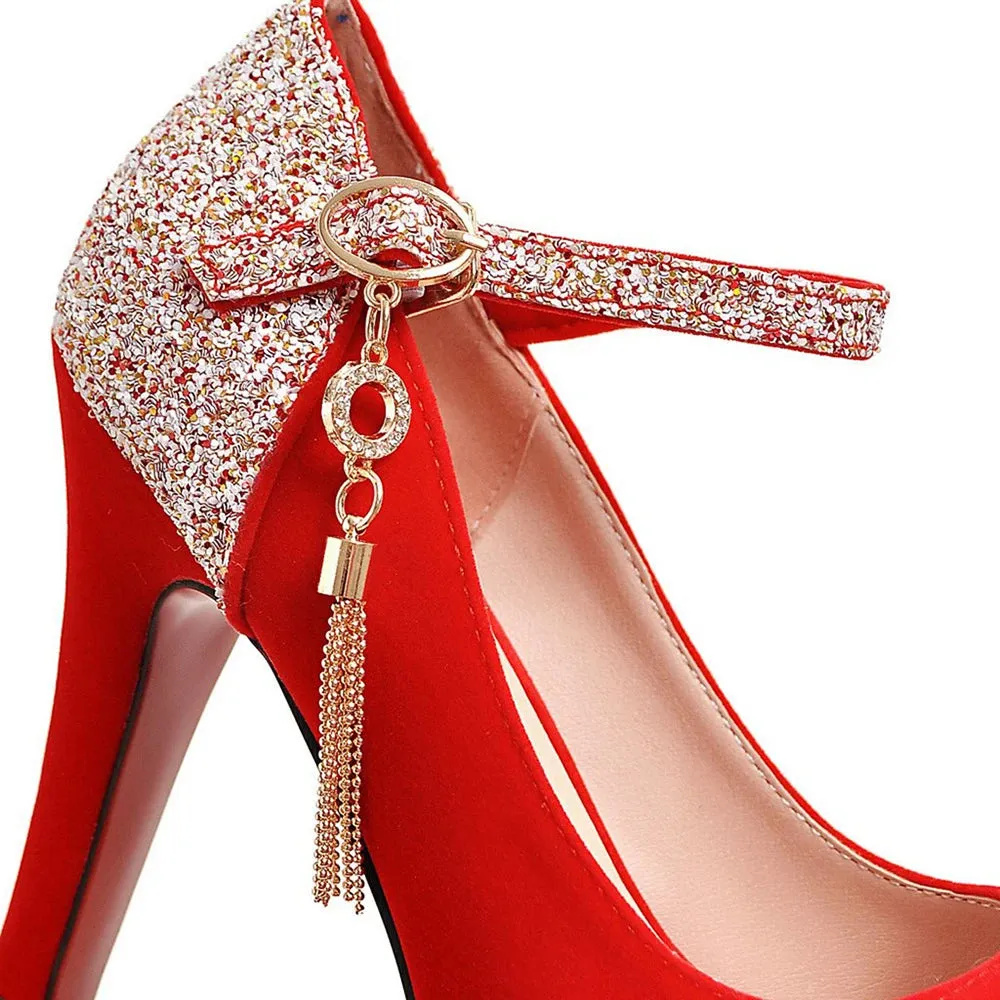 Meera Velvet Shoes