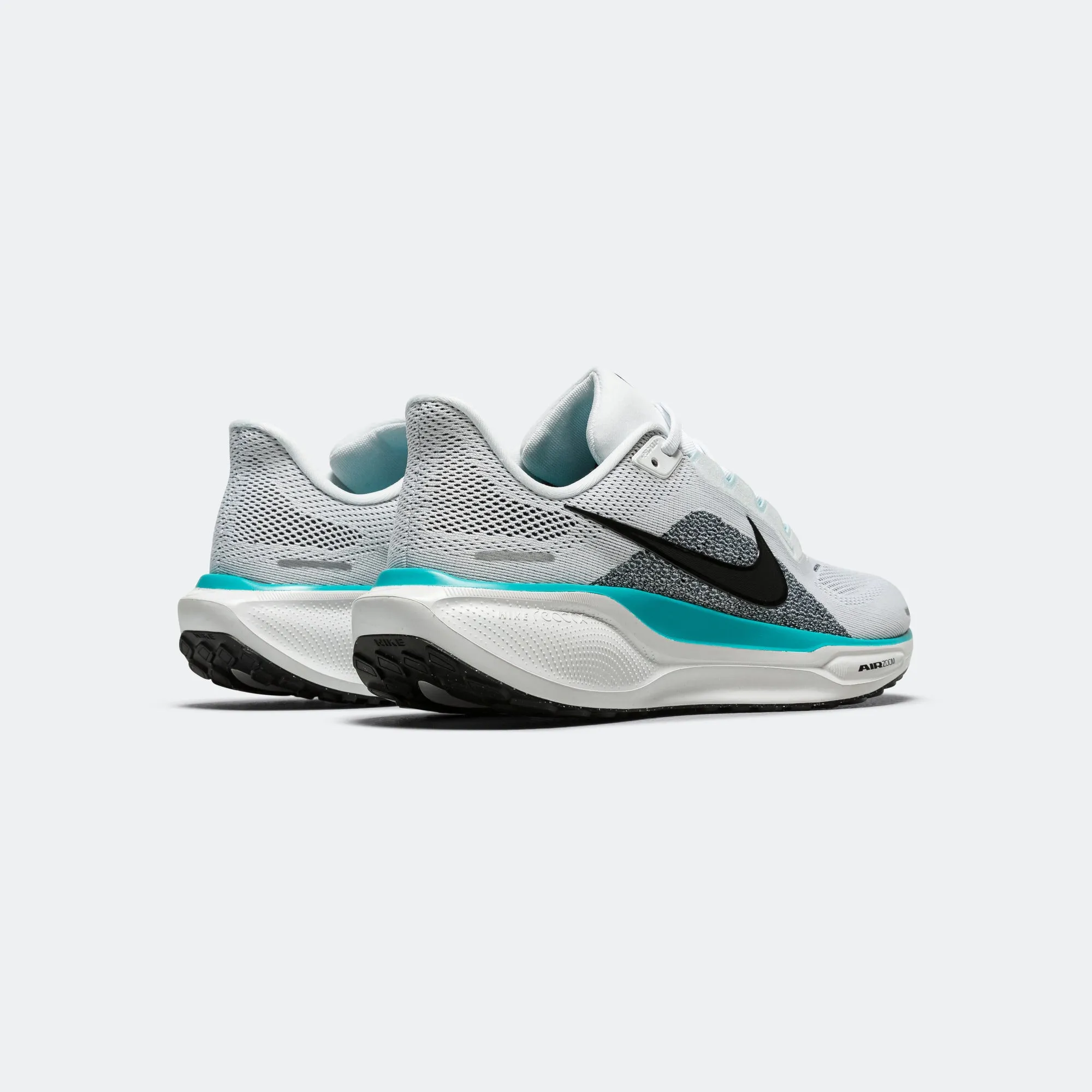 Mens Air Zoom Pegasus 41 - White/Black - Dusty Cactus