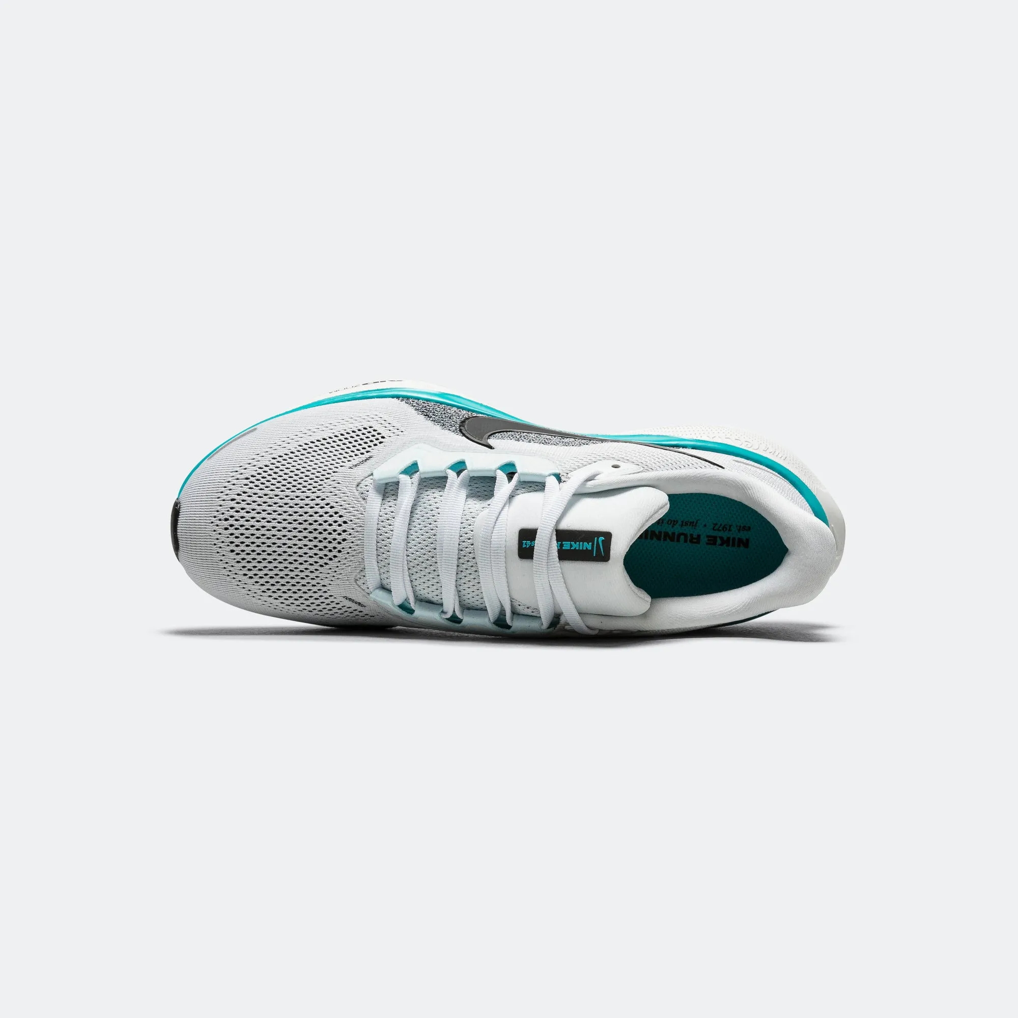 Mens Air Zoom Pegasus 41 - White/Black - Dusty Cactus