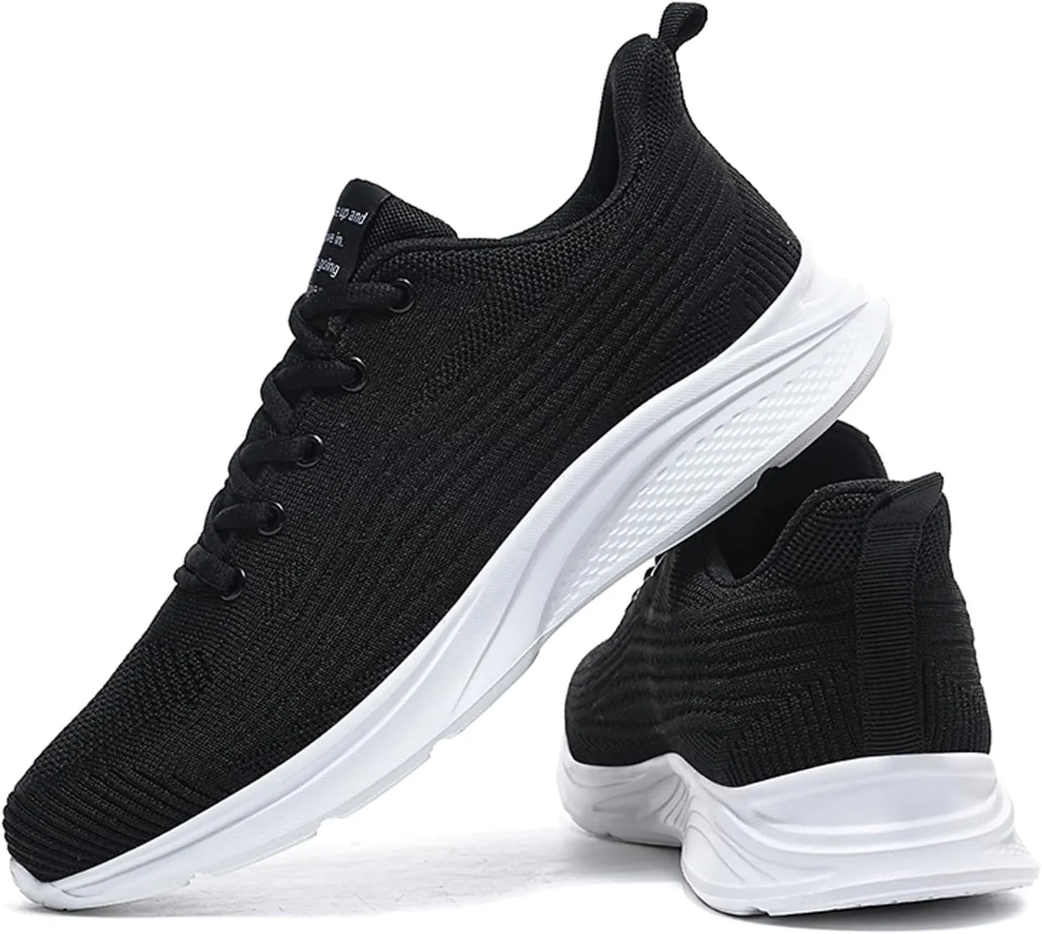 Men's Lightweight Sneakers Fashion Summer Mesh Breathable Sneakers Comfortable Lace Up Hiking Shoes for Men