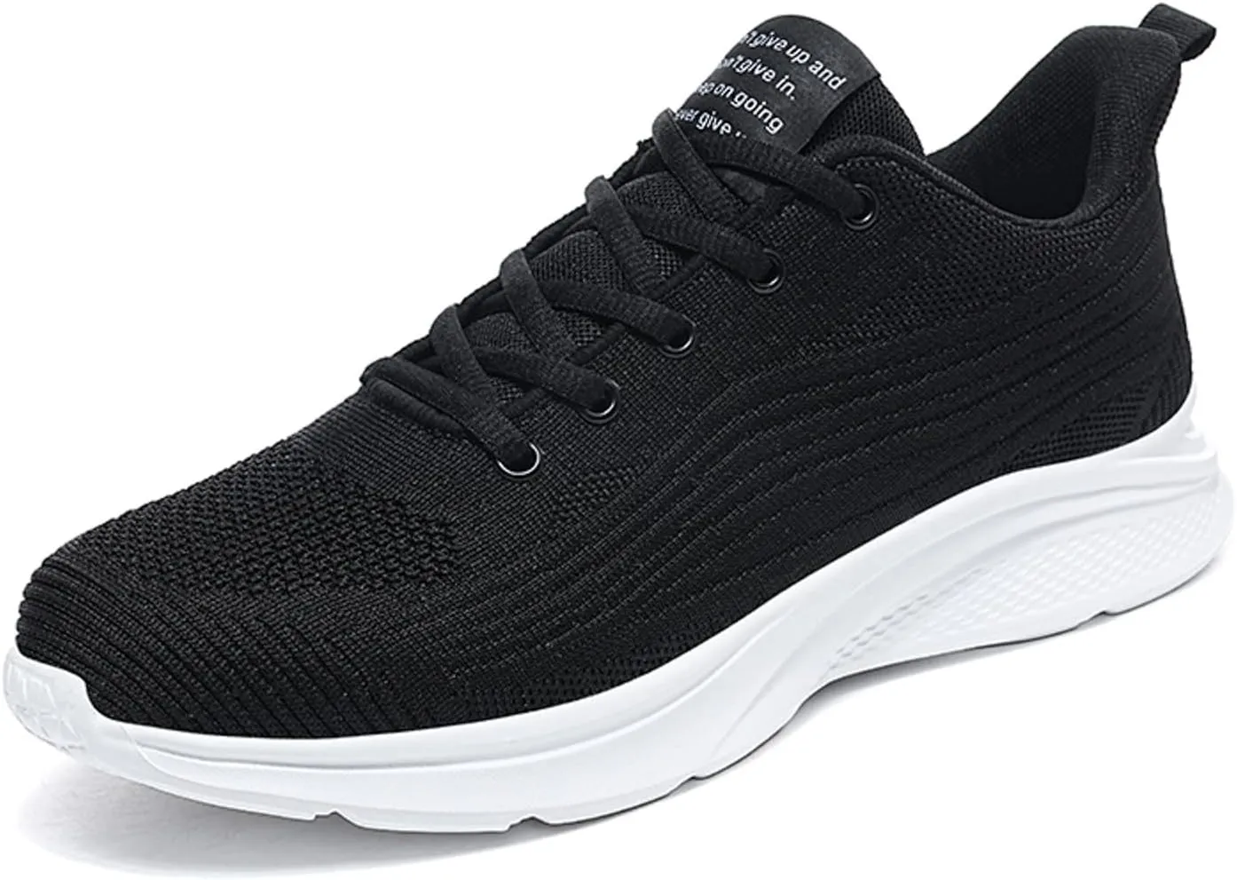 Men's Lightweight Sneakers Fashion Summer Mesh Breathable Sneakers Comfortable Lace Up Hiking Shoes for Men