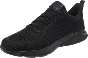 Men's Lightweight Sneakers Fashion Summer Mesh Breathable Sneakers Comfortable Lace Up Hiking Shoes for Men