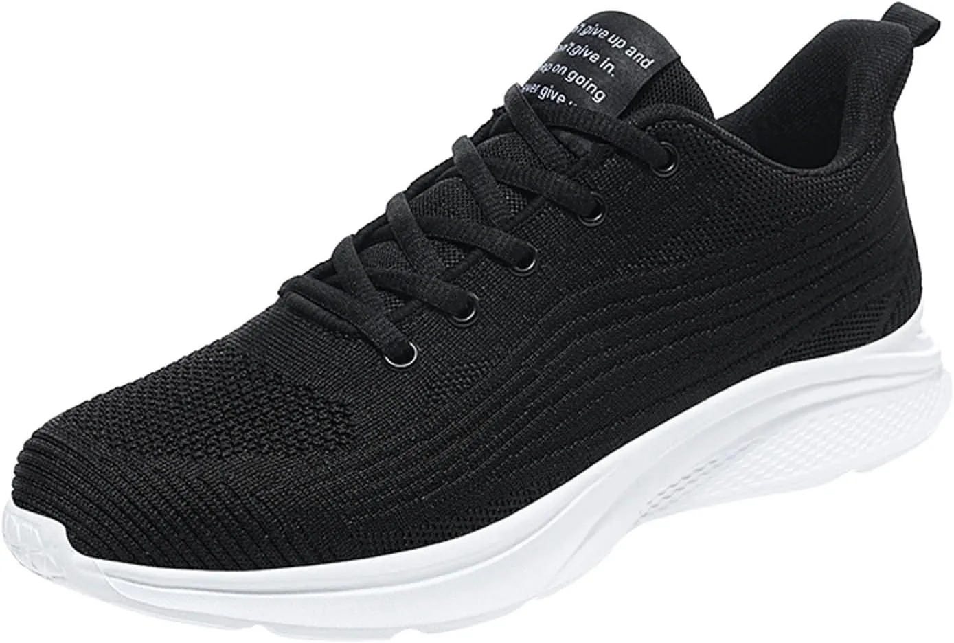 Men's Lightweight Sneakers Fashion Summer Mesh Breathable Sneakers Comfortable Lace Up Hiking Shoes for Men