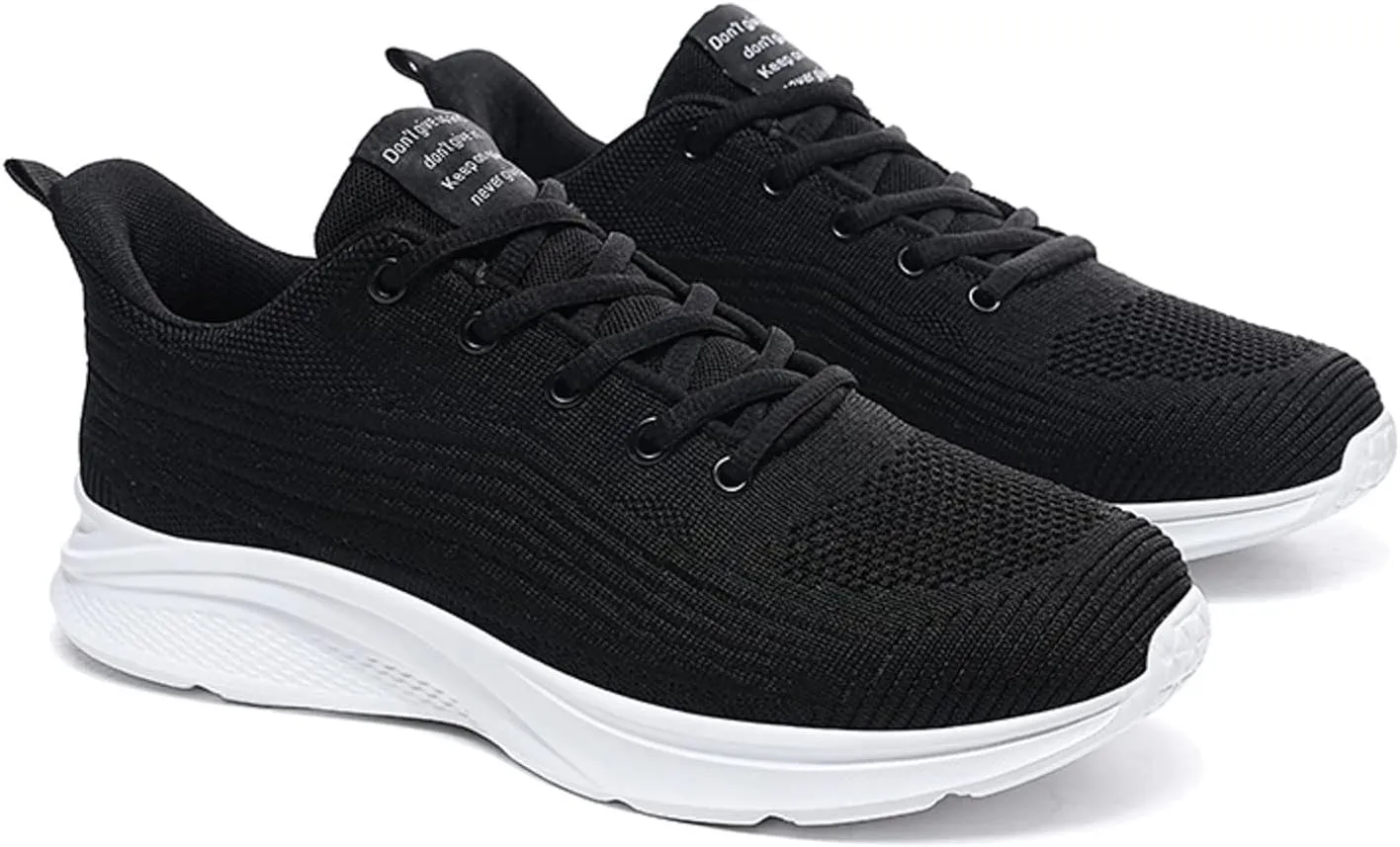 Men's Lightweight Sneakers Fashion Summer Mesh Breathable Sneakers Comfortable Lace Up Hiking Shoes for Men