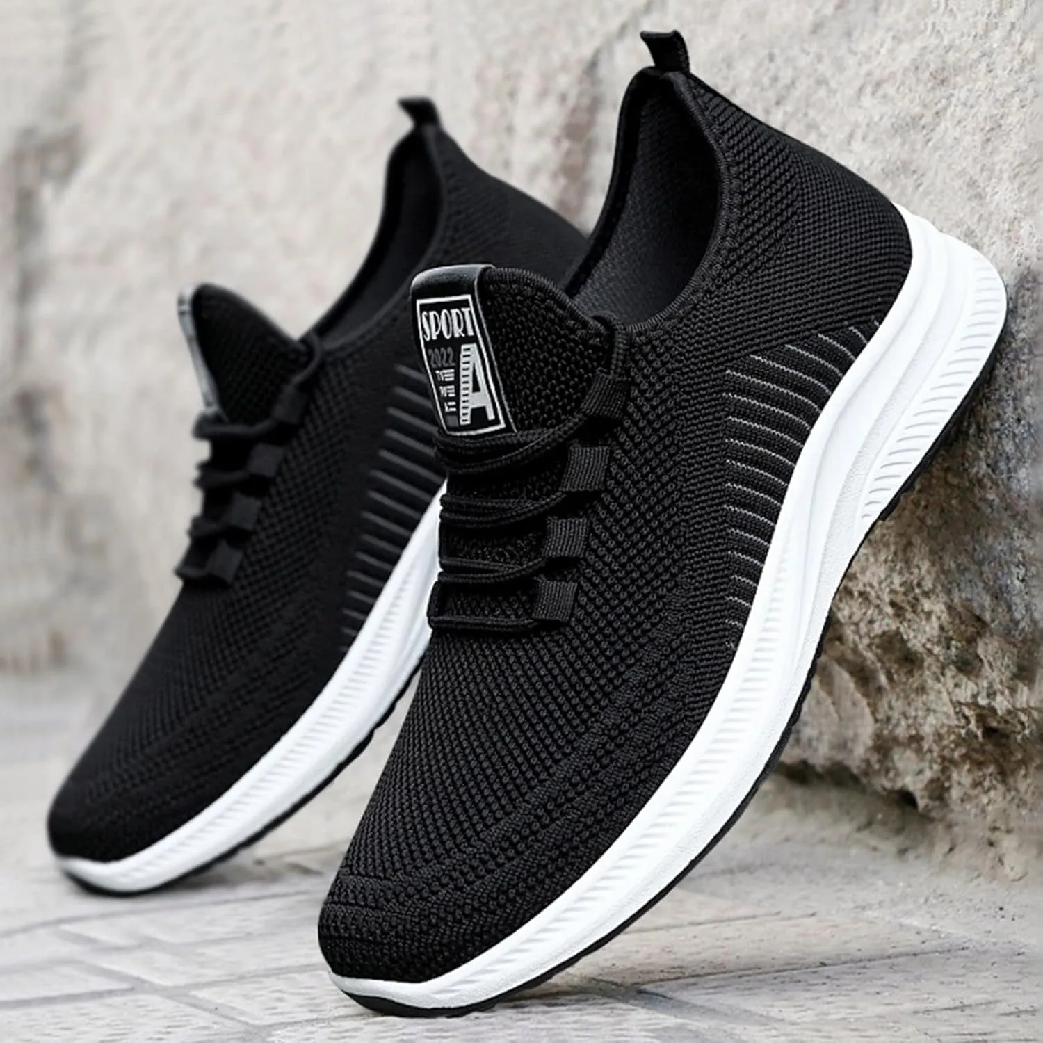 Men's Non Slip Barefoot Minimalist Shoes Lightweight Breathable Walking Shoe Gym Tennis Casual Labor Work Shoes