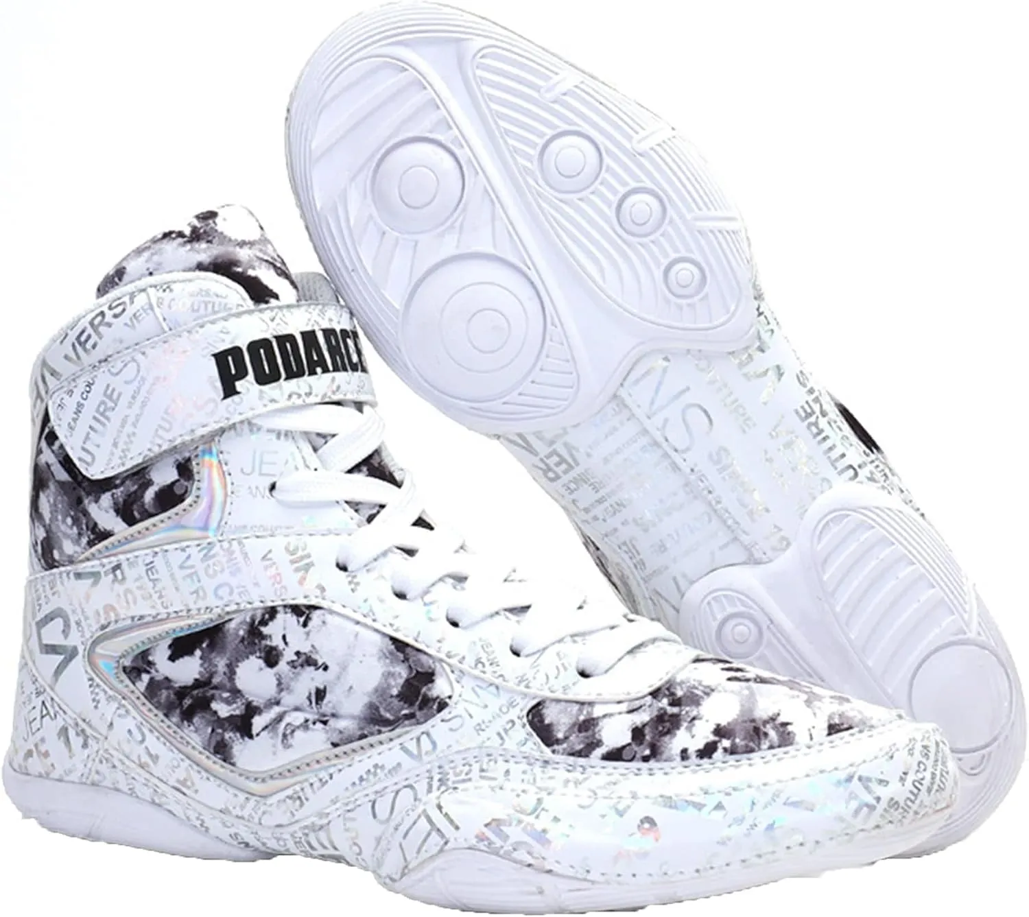 Mens Womens Boxing Shoes, Casual Sparring Workout Trainers Non-Slip Wrestling Sneakers Breathable Bodybuilding Sneakers