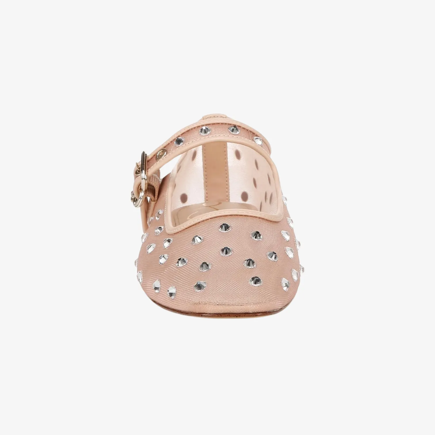 Michaela Shine Vintage Pink Flat