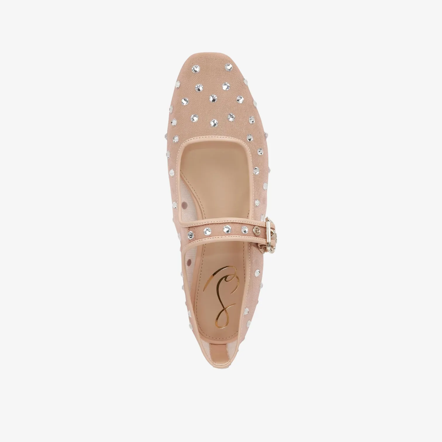 Michaela Shine Vintage Pink Flat