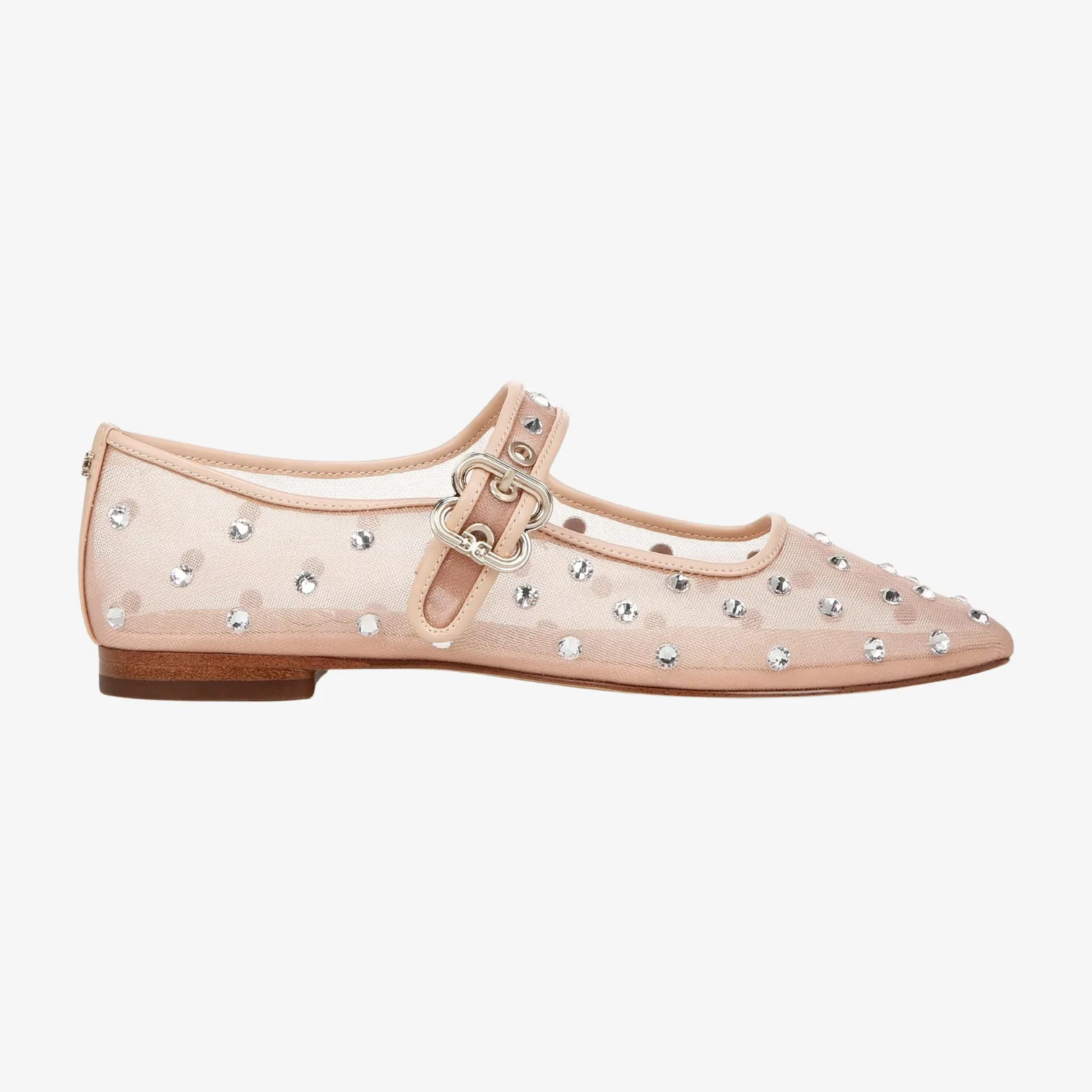 Michaela Shine Vintage Pink Flat