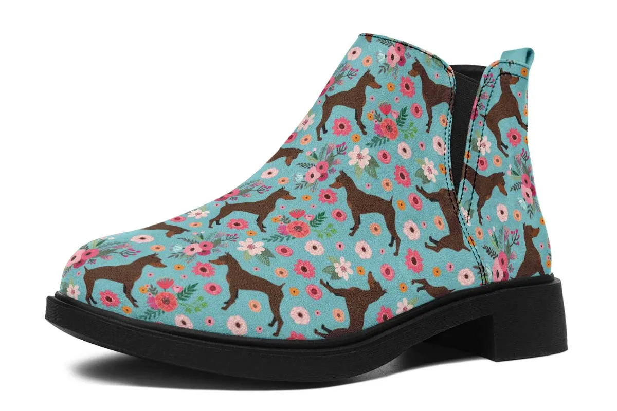 Miniature Pinscher Flower Neat Vibe Boots