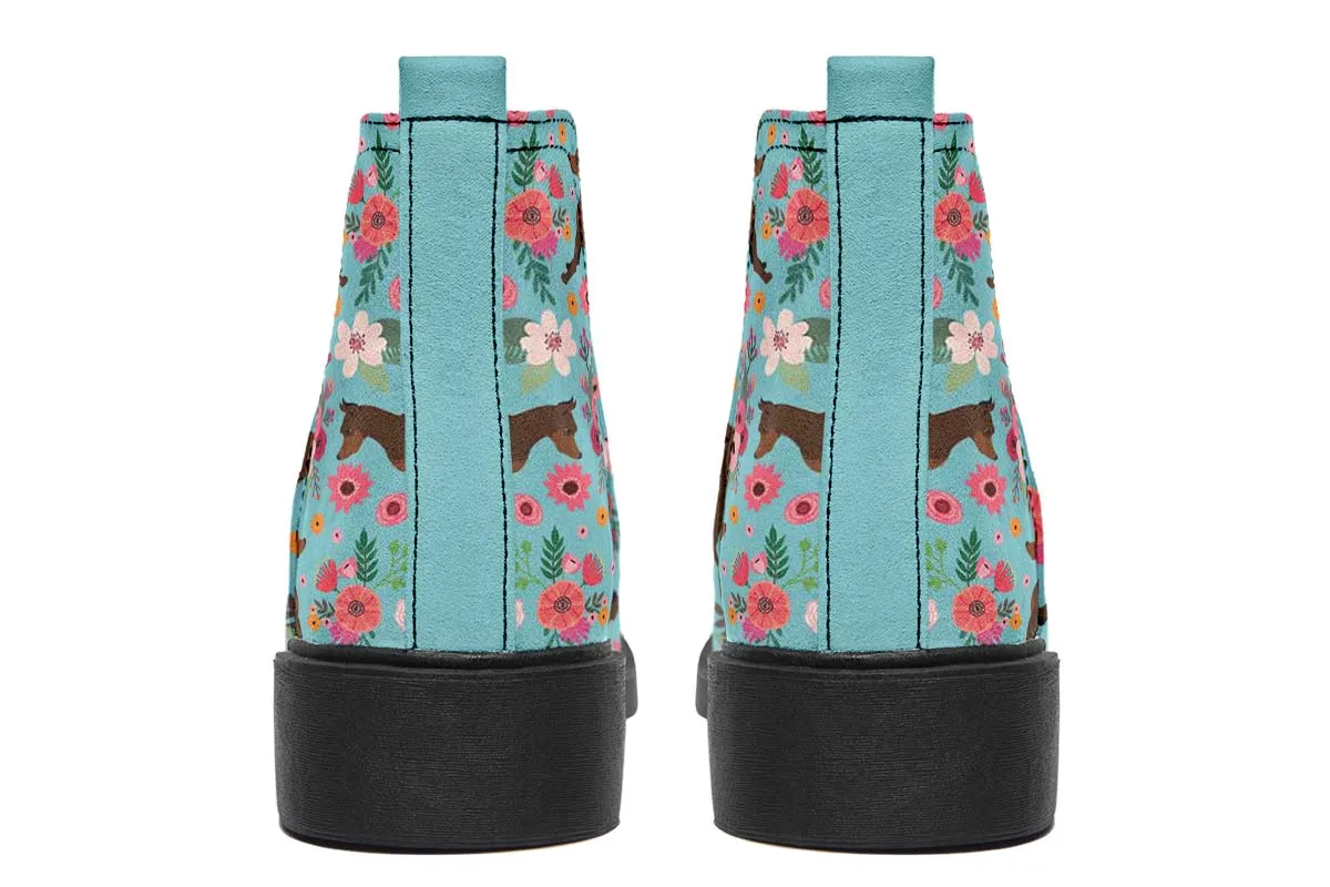 Miniature Pinscher Flower Neat Vibe Boots