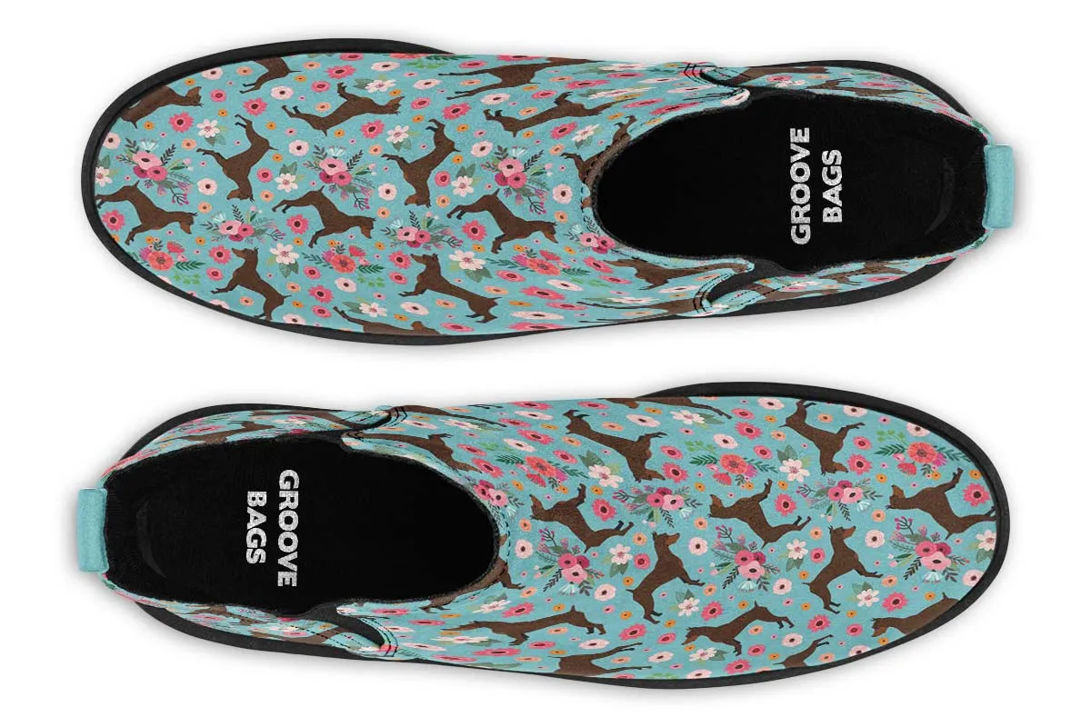 Miniature Pinscher Flower Neat Vibe Boots