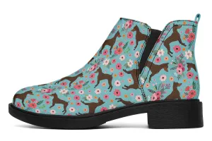 Miniature Pinscher Flower Neat Vibe Boots