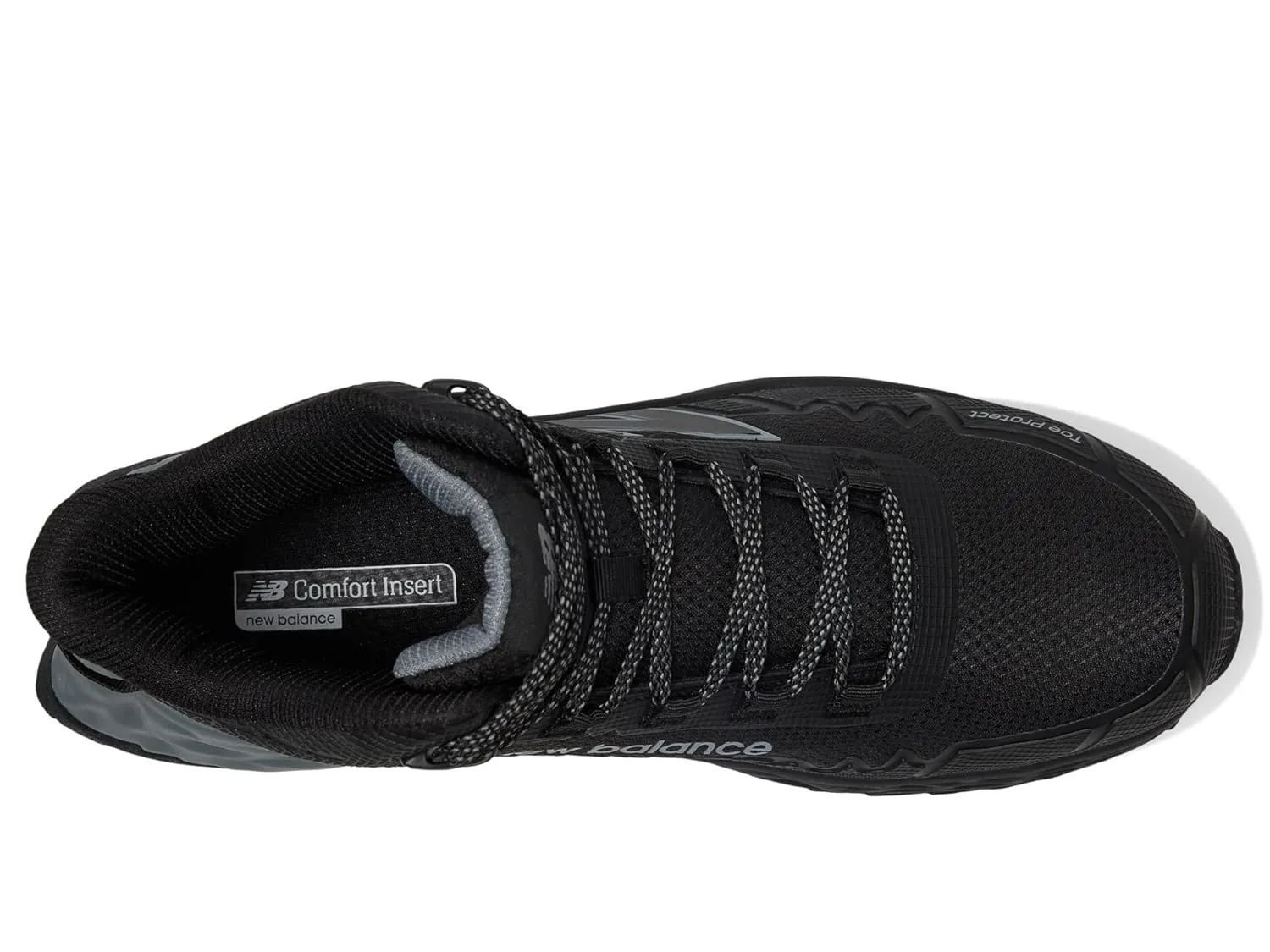 New Balance Fresh Foam Cremorne Composite Toe Safety Shoes for Men - Non Slip, Electrical Hazard - Black/Grey, Mid