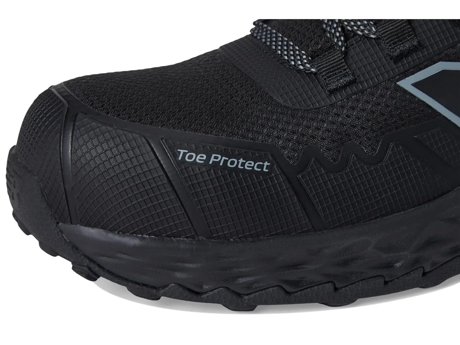 New Balance Fresh Foam Cremorne Composite Toe Safety Shoes for Men - Non Slip, Electrical Hazard - Black/Grey, Mid