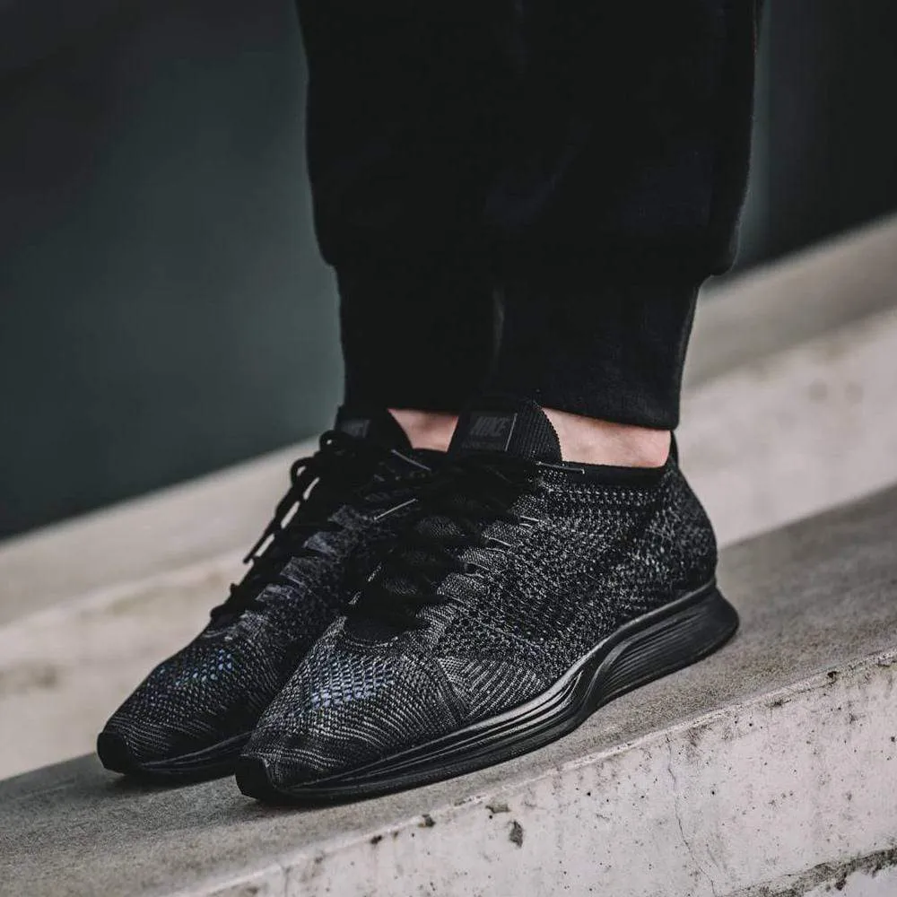 Nike Flyknit Racer Triple Black