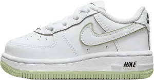 Nike Force 1 Baby/Toddler Shoes (CZ1691-108, White/White/Black/Honeydew) Size 6